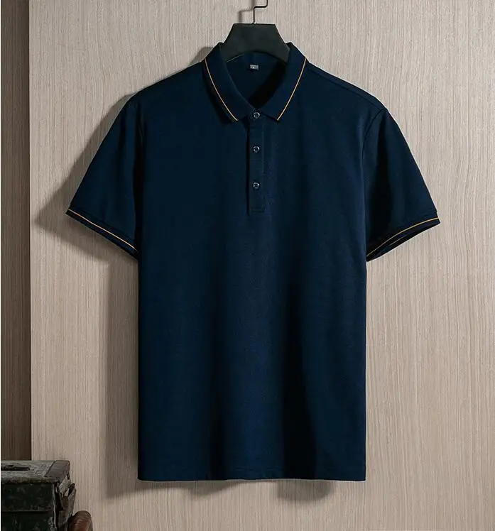 

2021 Summer Casual Men Short-Sleeved Polo Shirts Design Tops