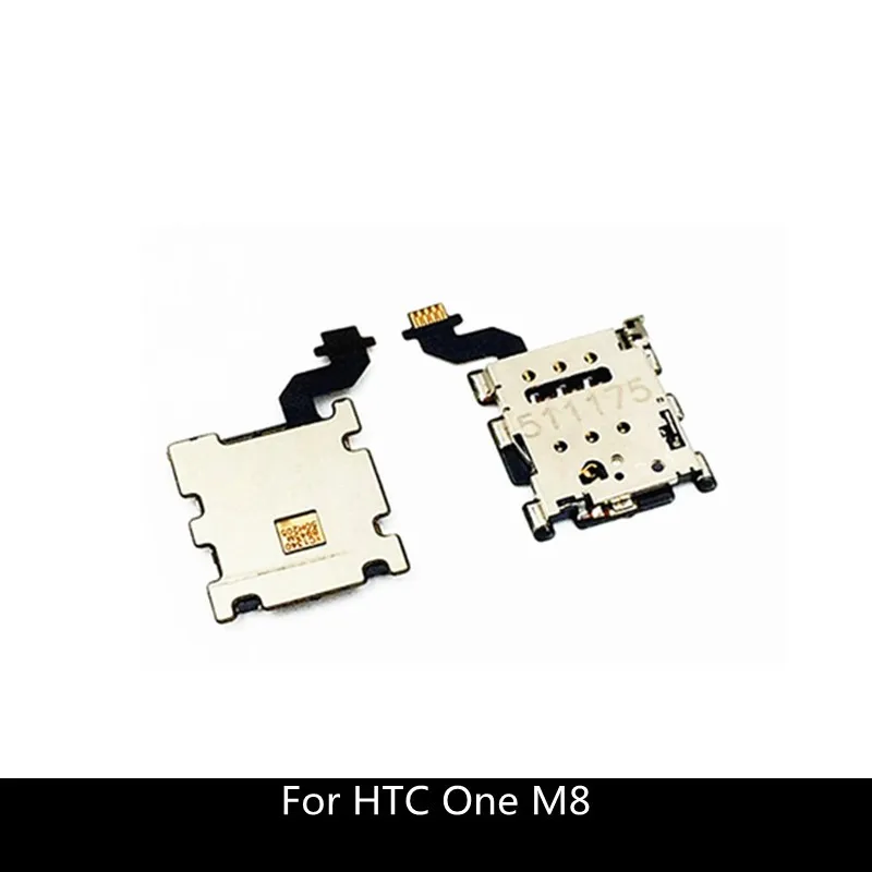 Для HTC один M8 Dual SIM Card Reader Держатель Слот ленточный гибкий кабель для замены