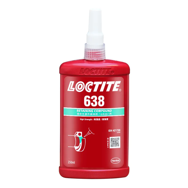 Анаэробный клей Loctite 250 50/638 мл высокопрочный устойчивый к маслам для удержания