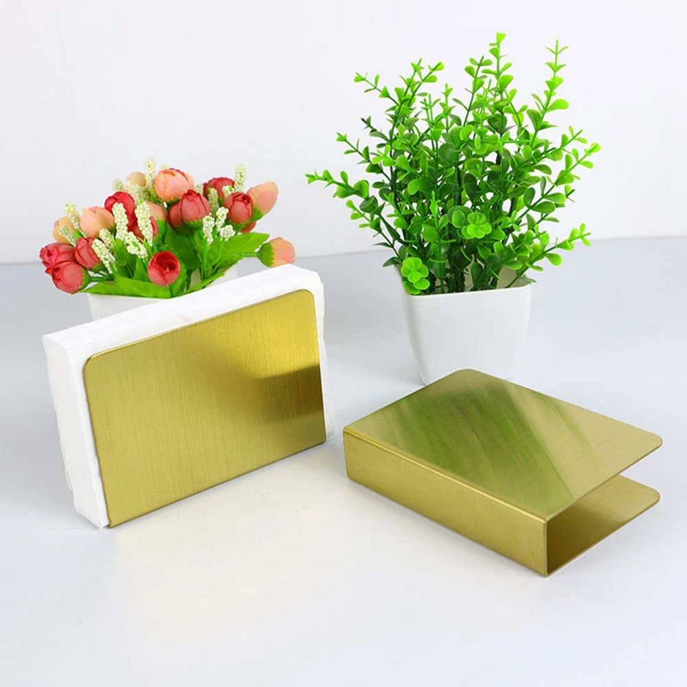 

Napkin Holder Stainless Steel Freestanding Table Tissue Paper Holder for Kitchen Restaurant Office Dining Picnic Table