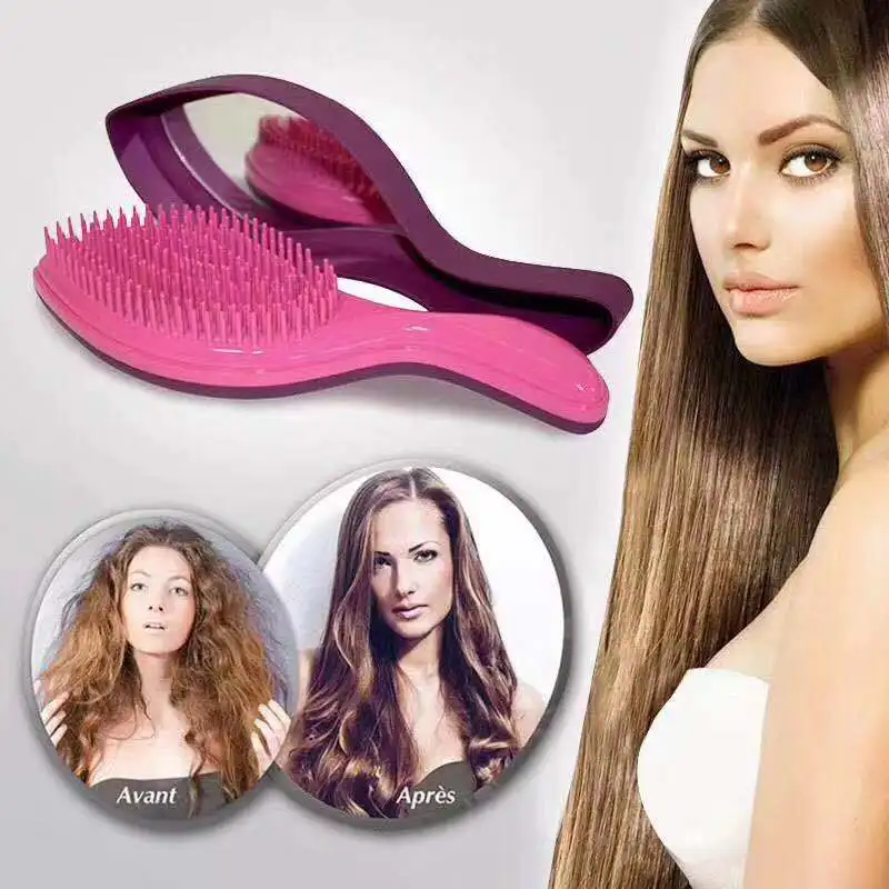 2 шт./лот хит продаж компактная распутывающая щетка для волос Glydelle девушек и