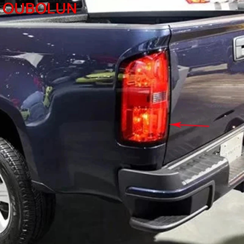 OUBOLUN для Chevrolet Colorado Holden Chevy 2015 2019 задний фонарь рамка Крышка отделка Литье внешние
