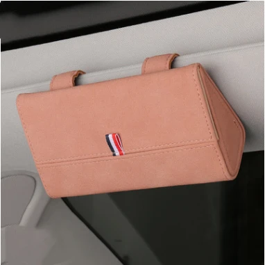 Автомобильный козырек для солнцезащитных очков многофункциональная мягкая