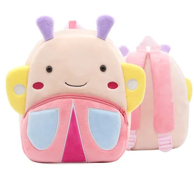 Fashion Kindergarten Schoolbag Cute Cartoon Kids Plush Backpacks Animal Backpack Children School Bags Girls Boys Backpack Gift