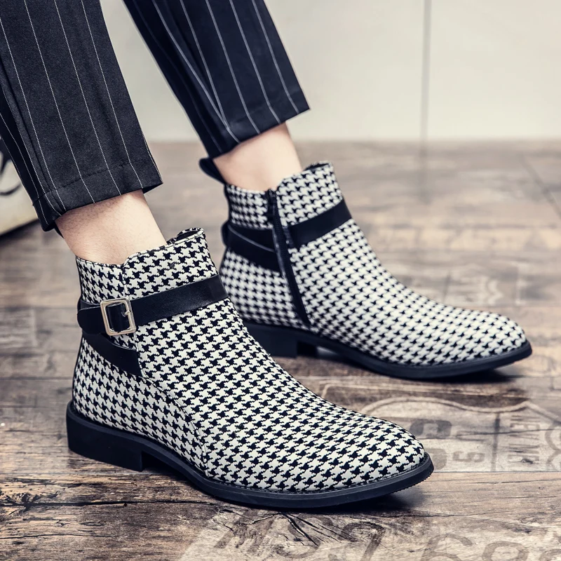 

Fashion Boots Men High Quality Men Casual Boots Comfortable Platform Shoes Boots Male Dropshipping 2021