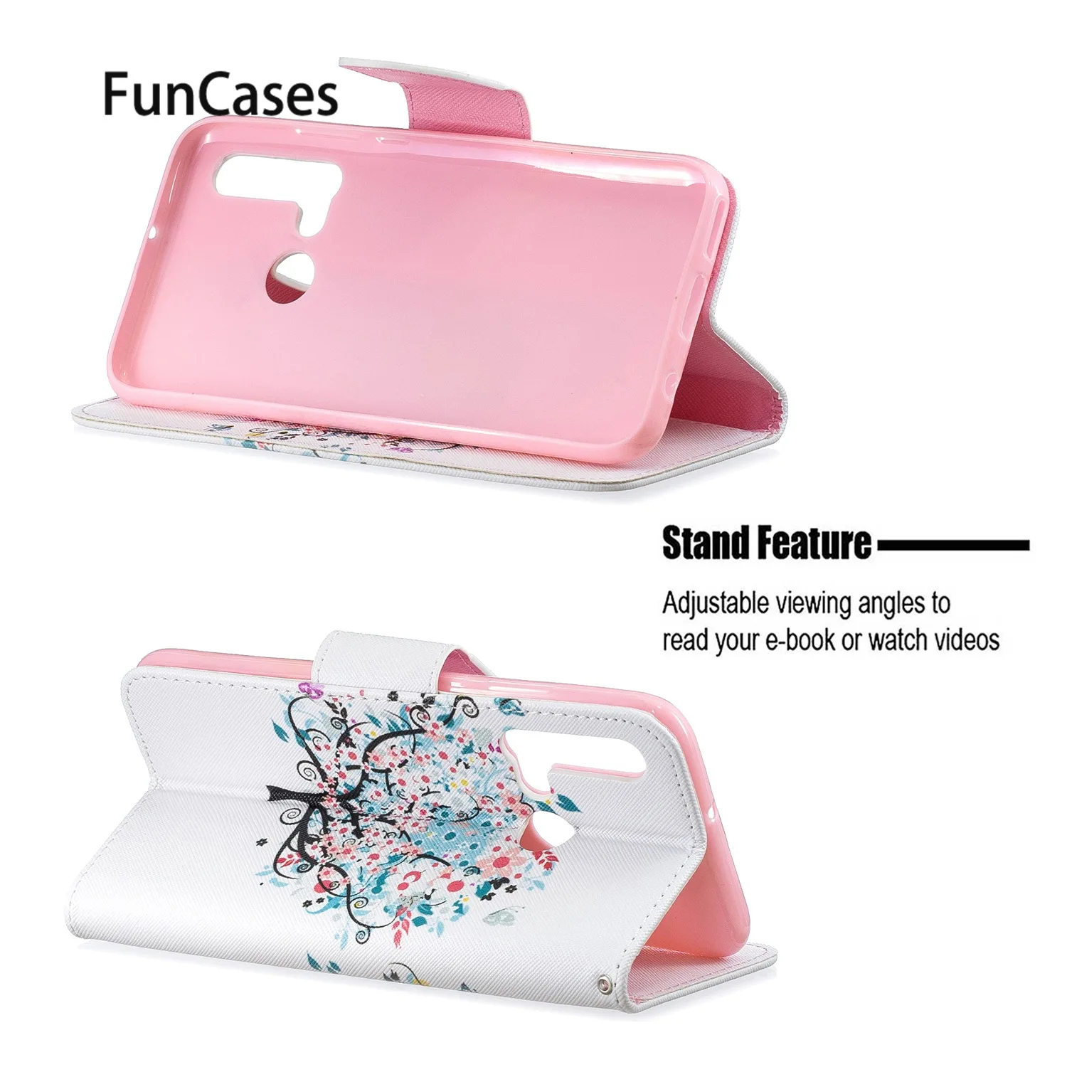 Маленькое дерево из искусственной кожи чехол для телефона пункт huawei P20 Lite 2019