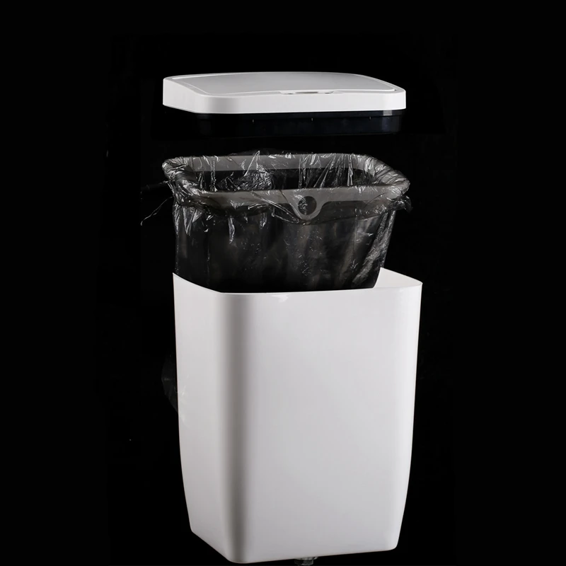 

Small Trash Can,12L Home Intelligent Trash Can Automatic Sensor Dustbin Smart Electric Waste Bins Dustbin