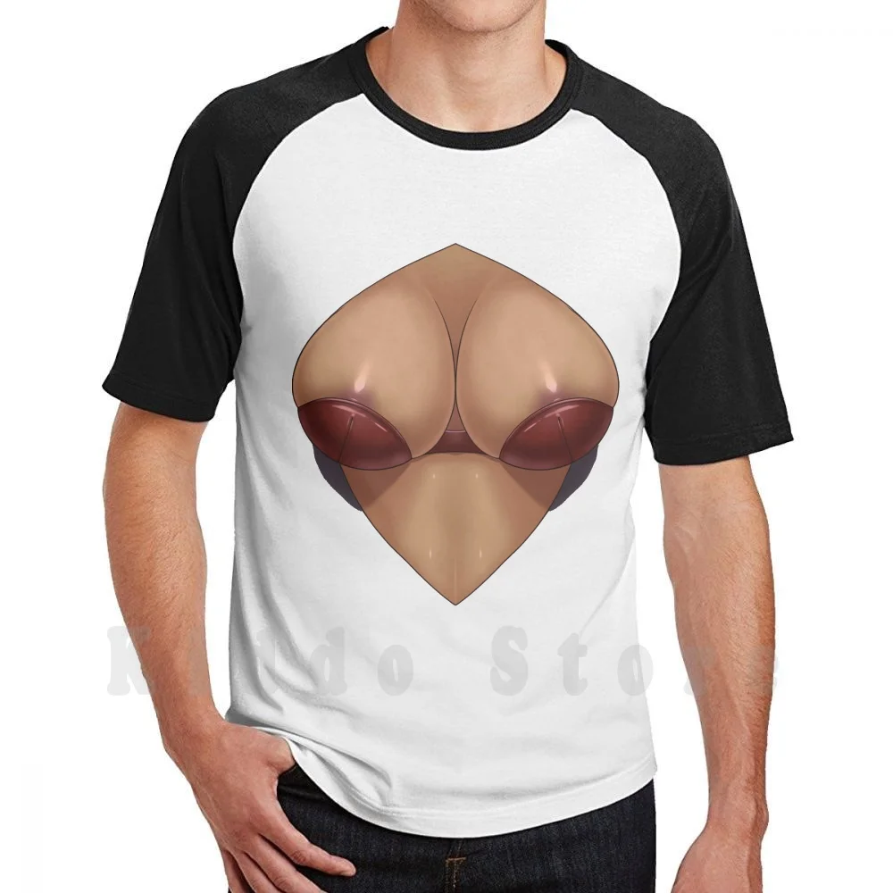 Artificial Cleavage B T Shirt Print For Men Cotton New Cool Tee Tits Breasts Bust Erotic Sexy Random Boobs Nipples Nsfw Oppai