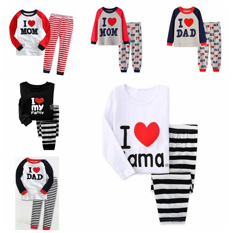 Новые пижамные комплекты для маленьких девочек одежда сна больших мальчиков с