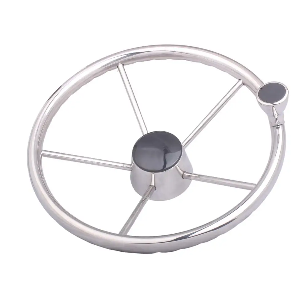 Руль для лодки 13 5 дюйма спиц из нержавеющей стали|boat steering|boat steering wheelstainless steel marine |