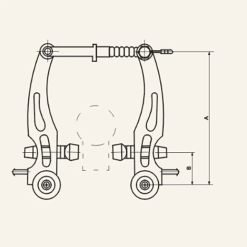 

V Brake Kit Aluminium Alloy Mountain Bike Brake Accessories Parts High Performance Bicycle Car Road Brakes Pole