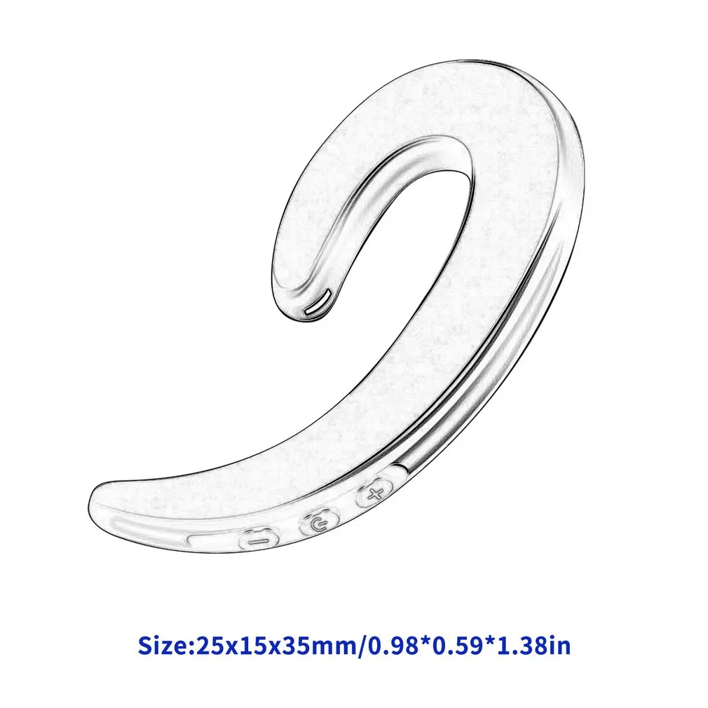 

Bone Conduction Wireless Earphones With Microphone Sport Driving Earbuds Over The Ear Headset Stereo Headset