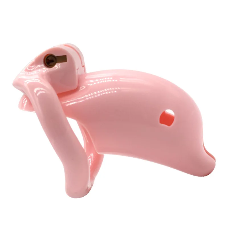 Мужское устройство верности с 4 изогнутыми кольцами на пенис Дельфин