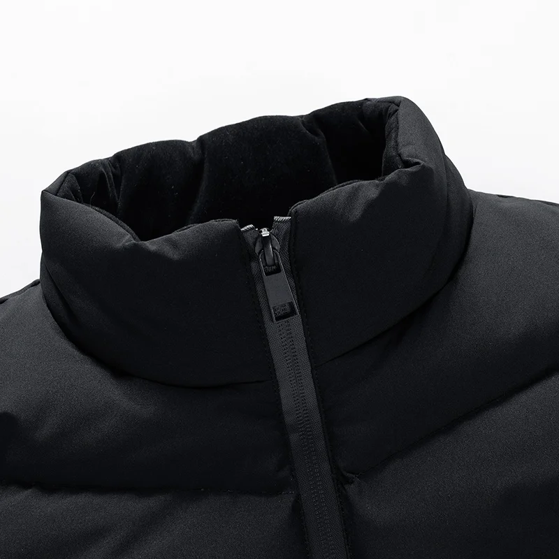 

Men Vest Winter Casual Sleeveless Jacket Down Vest Casual Coats with zipper pockets Plus size vest Windproof Warm Waistcoat warm