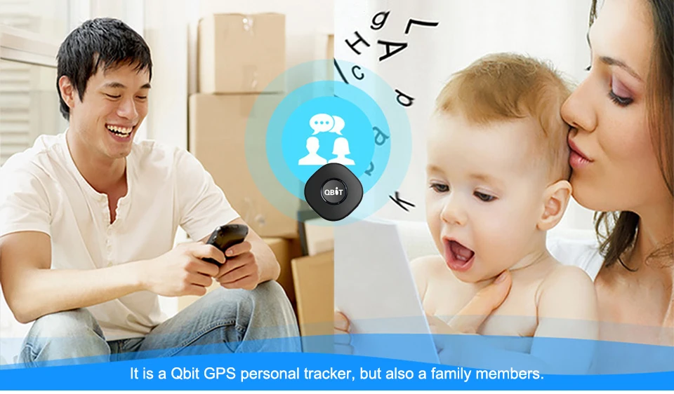 Concox мини Qbit gps трекер для детей Противоугонный gps трекинг портативный персональный и gps SMS локатор для детей пожилых домашних животных