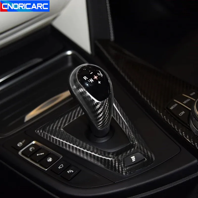 

Carbon Fiber Car Styling For BMW M2 M3 M4 X5M X6M Gear Shift Panel Knob Head Cover Stickers Interior Accessories