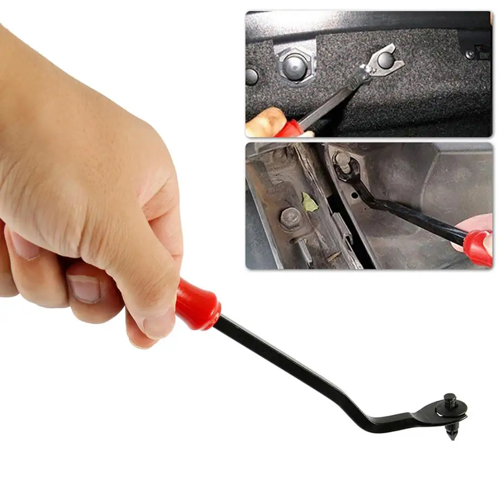 

500PCS Universal Car Bumper Clips Fasteners Set with Hand Tools Door Trim Panel Auto Bumper Rivet Retainer Fender Retainer Push