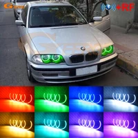 for bmw e46 coupe convertible pre facelift 1999 2003 bt app rf remote control multi color ultra bright rgb led angel eyes kit