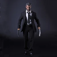 x man wolverine logan 16 scale male business suit clothes set claws for 12 inches action figures bodies