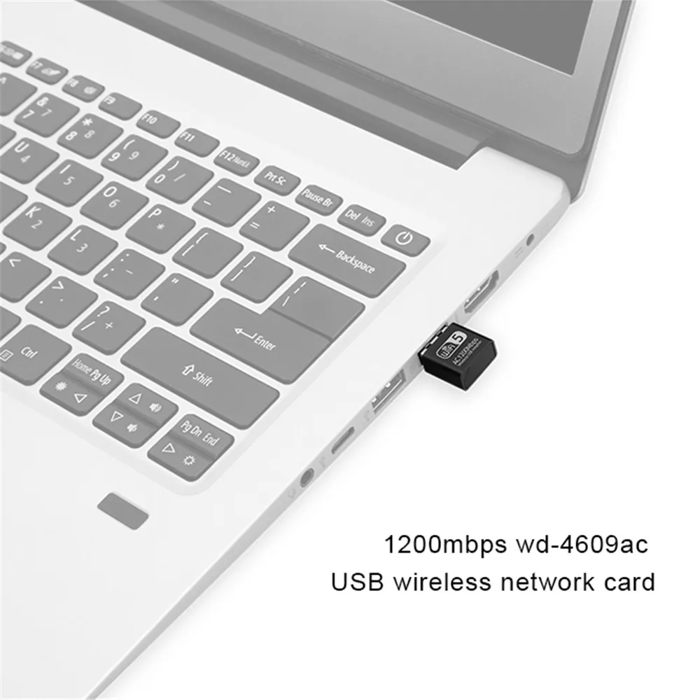 Горячая Распродажа 1200 Мбит/с USB Wifi адаптер 5 8 ГГц/2 4 ГГц приемник беспроводная