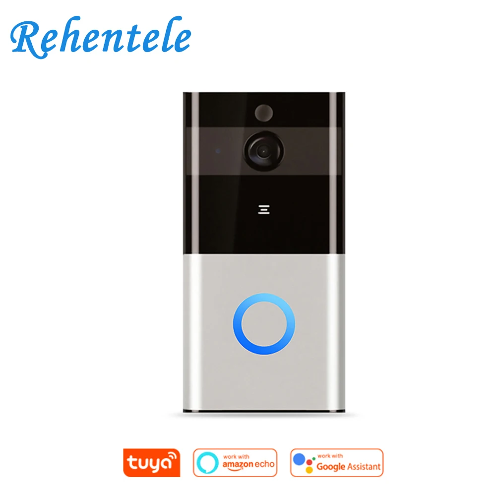 

Alexa Google Full HD Wi-Fi Enabled Smart Video Tuya WiFi Ring Doorbell Remote Control Door Bell Wireless Tuya Smart Camera 1080P
