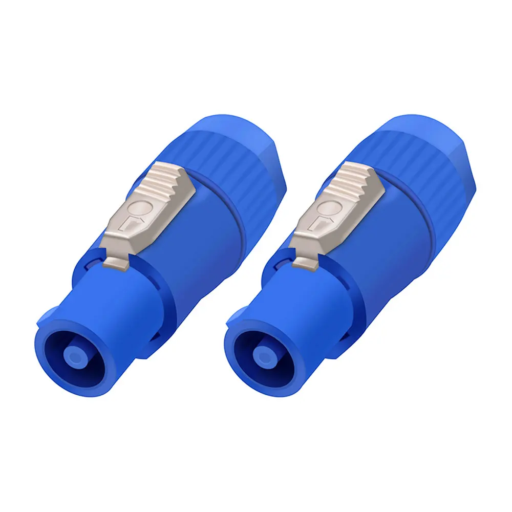 20pcs speakon male plug powercon type a nac3fcanac3mpa 1 chassis plug panel adapter 3pin powercon speaker connector free global shipping