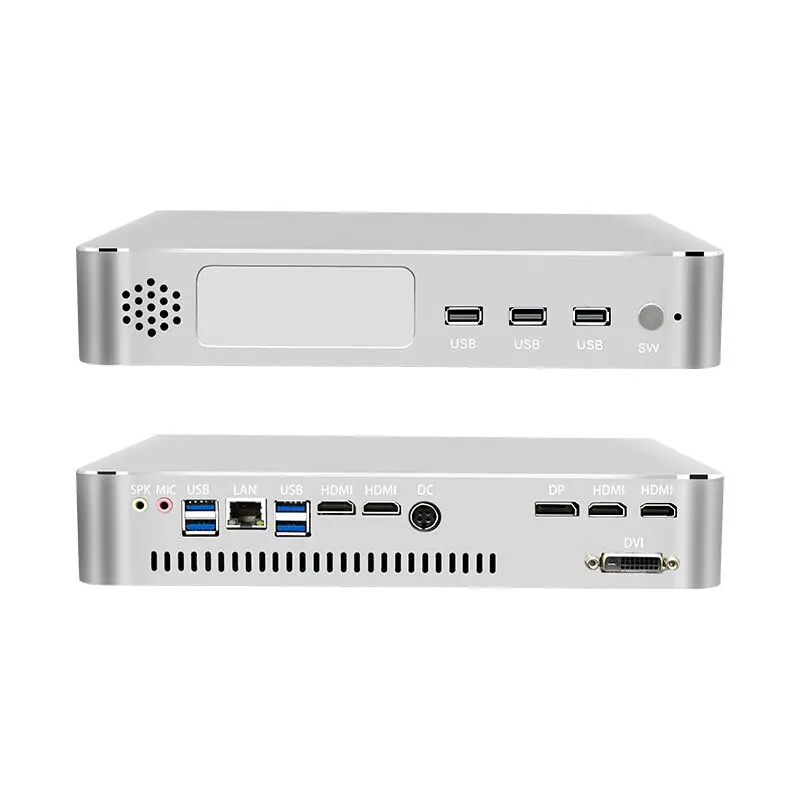 

Gaming PC Mini Computer Intel Core i7-8700 i5-8400 i3-8100 GTX 1650 GDDR6 4GB Windows 10 M.2 7*USB 4K 2*HDMI2.0 DP DVI AC WiFi