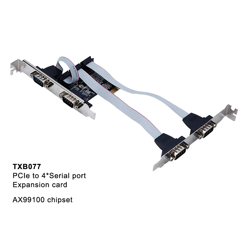 PCI Express плата расширения RS232 DB9 последовательные порты DB25 параллельный LPT порт