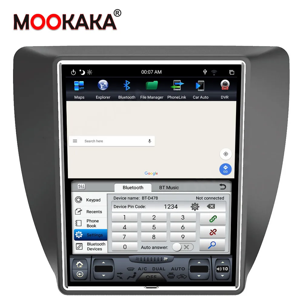 Автомобильный GPS навигатор в стиле Tesla Android 9 0 4 Гб + 64 ГБ для Volkswagen Sagitar 2012 стерео