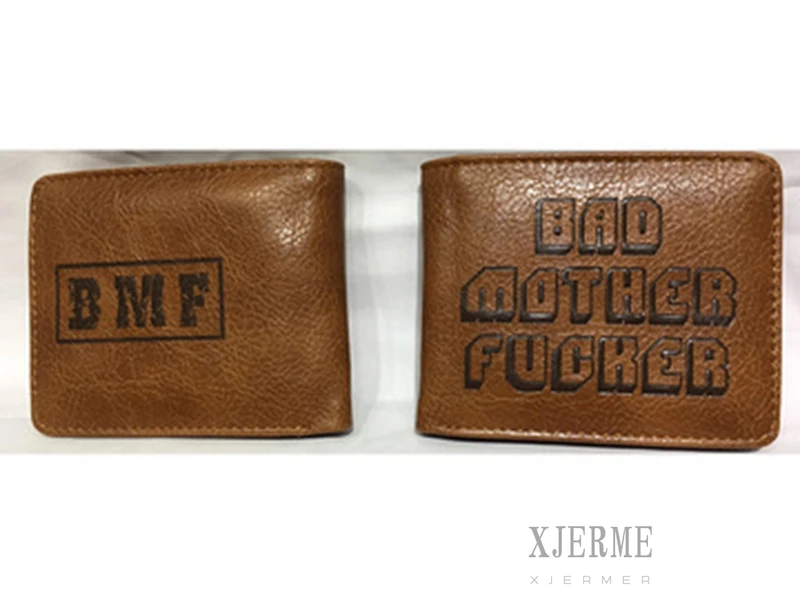 

bad mother wallet pulp Fiction wallet Peripheral Wallet PU Leather Embossed Men's Wallet BMF Student Coin Purse