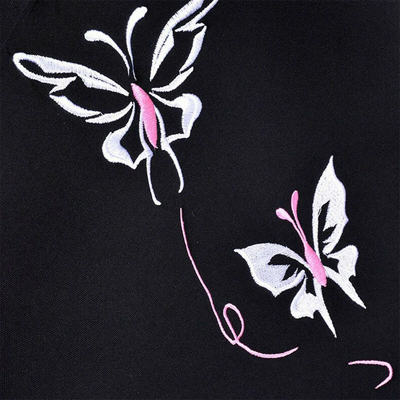 Новое поступление розовые Чехлы для автомобильных сидений с вышитой бабочкой