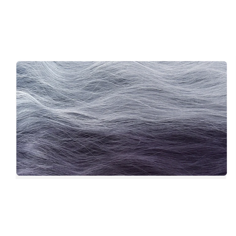 Женский длинный волнистый головной убор в стиле Харадзюку темно-серого цвета |