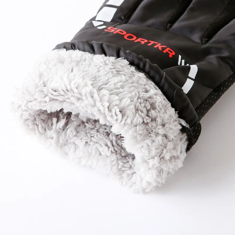 Зимние велосипедные перчатки теплые полные пальцы перчатка лыжный поход на открытом воздухе спортивный велосипедный самокат мотоцикл рука защита.