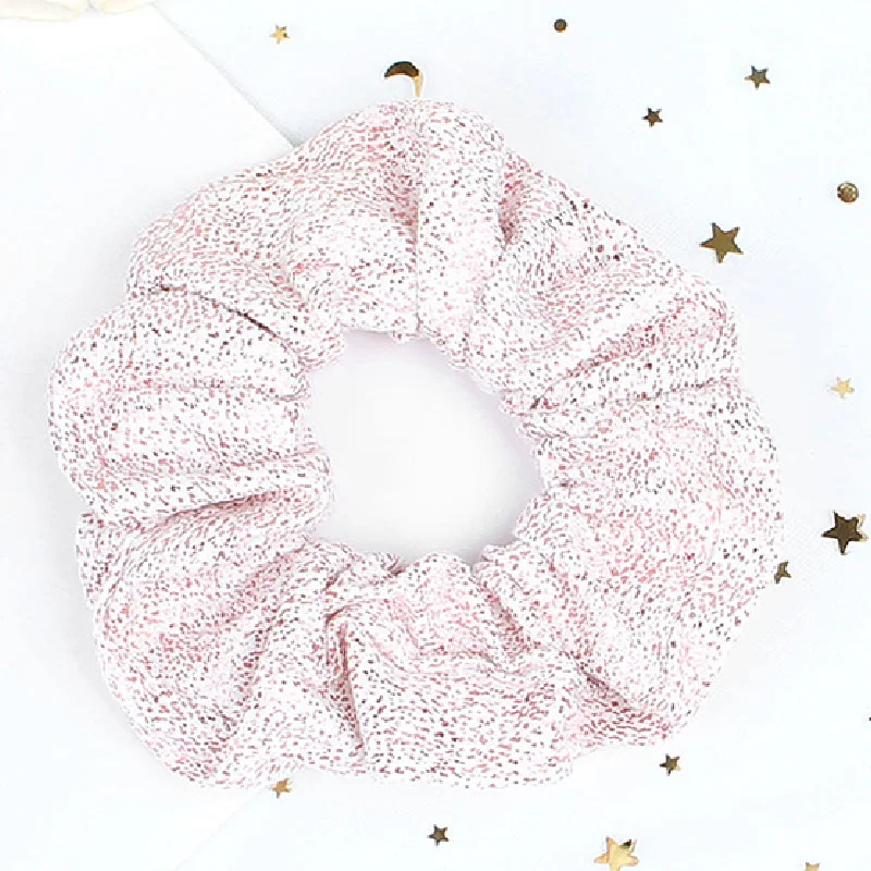 Аксессуары для волос блестящие резинки женские блестящая металлическая ткань