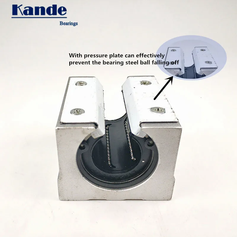 Kande подшипники 2 шт. SBR30UU SBR30 UU SBR30 открытый подшипник блок ЧПУ части направляющие для 30 мм линейная направляющая SBR30 25 мм SME30UU SME SBR