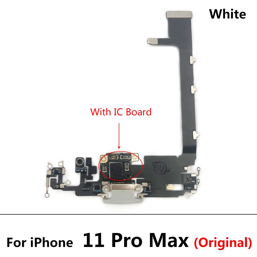 10 шт./лот для Iphone 11 Pro Max оригинальный новый USB-разъем зарядного порта гибкий кабель