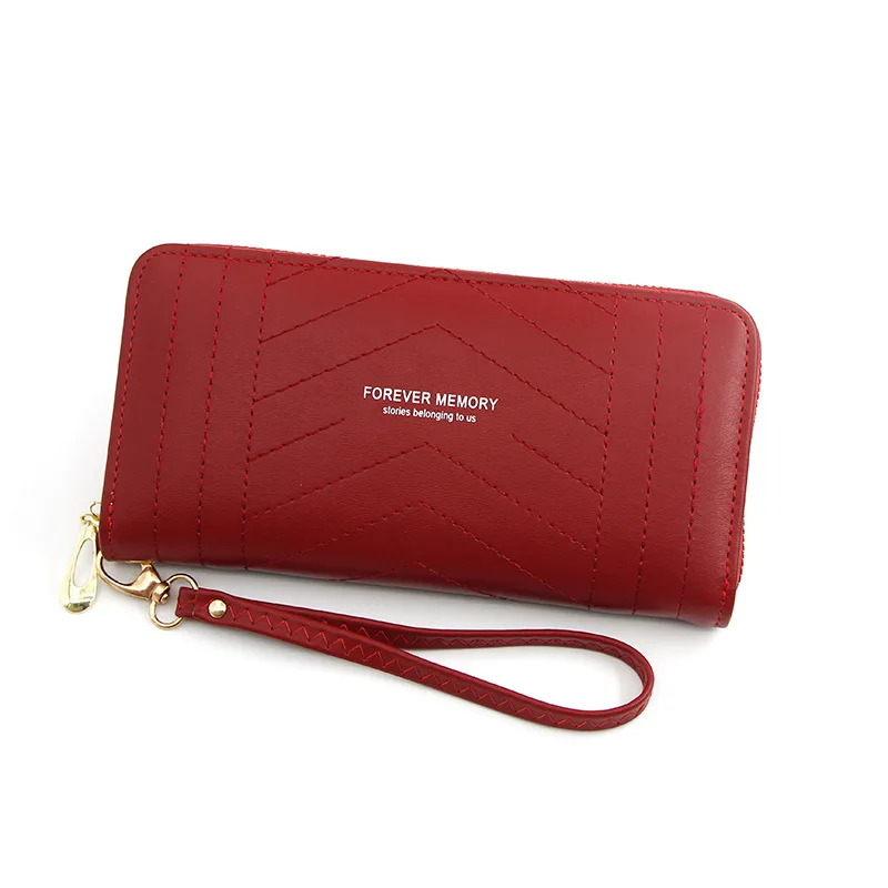 Новая Корейская версия женский кошелек Женская сумочка длинная молния Большая