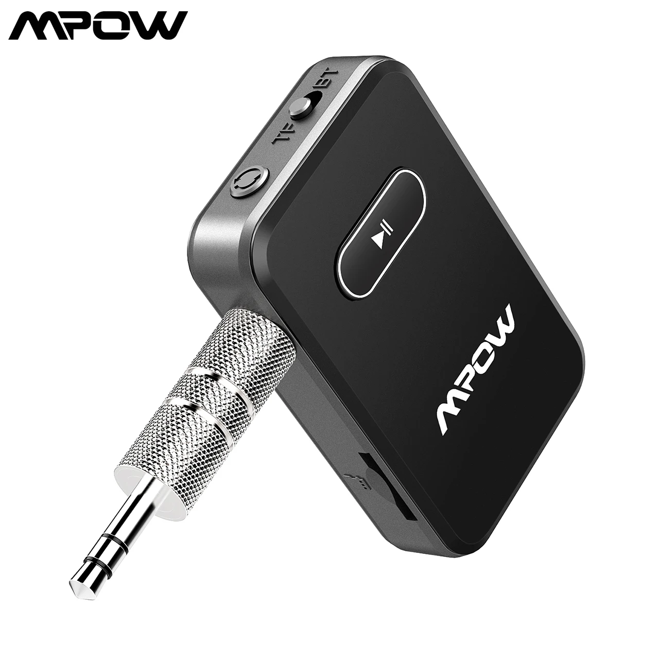 

MPOW BH182 Bluetooth Receiver Bluetooth Car Adapter with Microphone Support Siri Virtual Assistant 32G TF card for Car Stereo