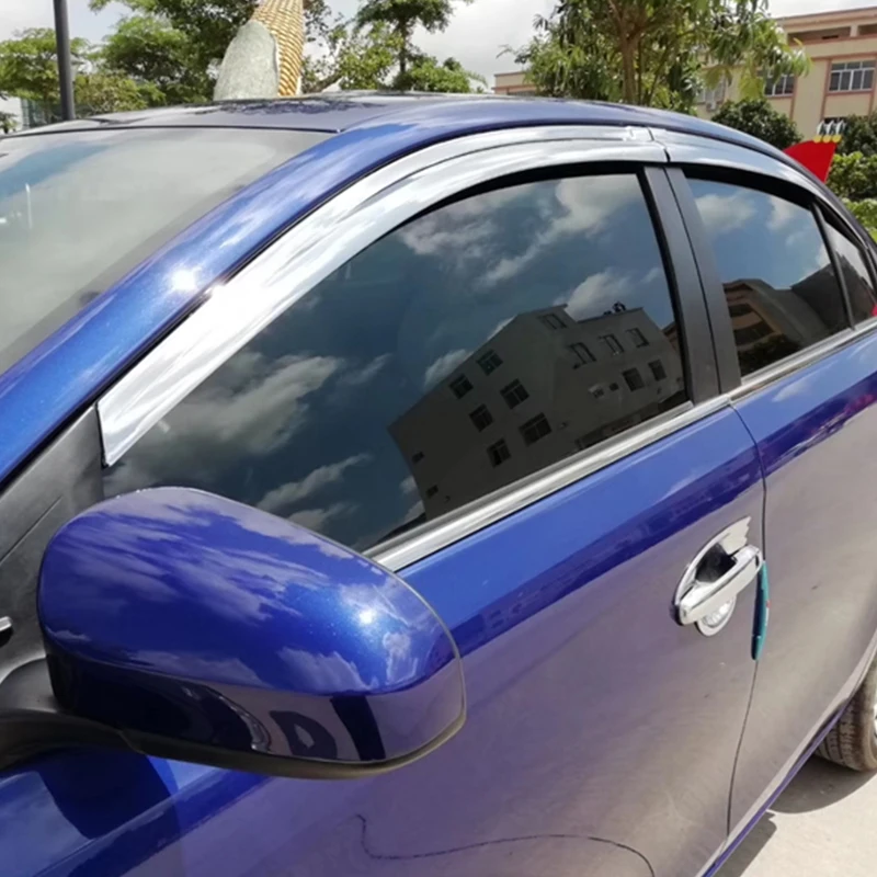 Применение для Toyota Yaris L Vios оконный козырек 2014 2019 год Седан покрытие сторона