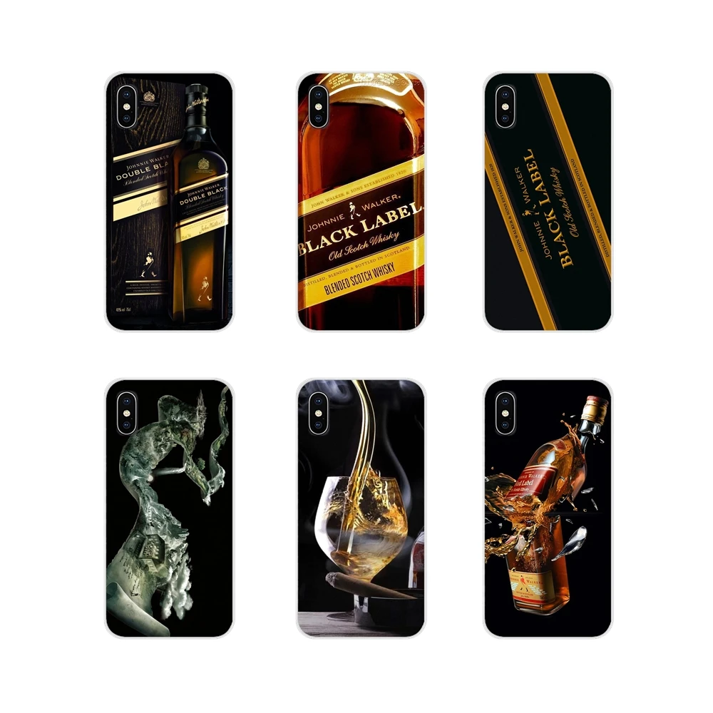 Классическая красная винная чашка Johnnie Walker с синей этикеткой для Huawei Honor 4C 5C 6X 7 7A 7C