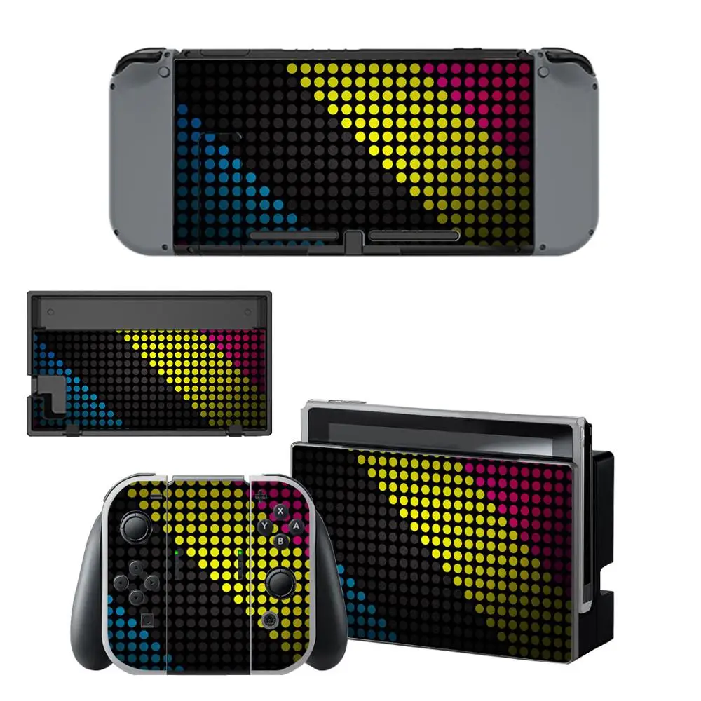 Фото Водонепроницаемые лицевые панели виниловые наклейки для Nintendo Switch (консоль & Водонепроницаемые лицевые панели виниловые наклейки для Nintendo Switch (консоль &