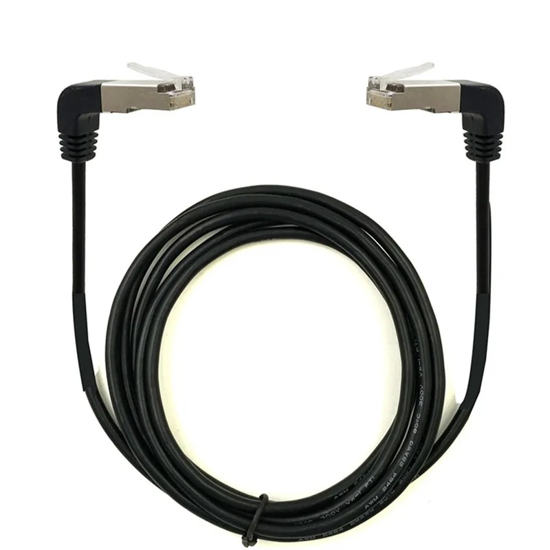 Сетевой Ethernet-Кабель, 2 угла вверх и вверх, 90 градусов, cat5e 8P8C, FTP, STP, UTP, Cat, 5e, RJ45, фотосессия 0,4 м, 1 м, 2 м, 3 м, 5 м