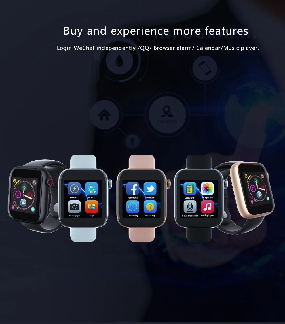 2019 Новинка Z6 Bluetooth Смарт-часы Поддержка s sim-карты камера Сенсорный экран tf-карты