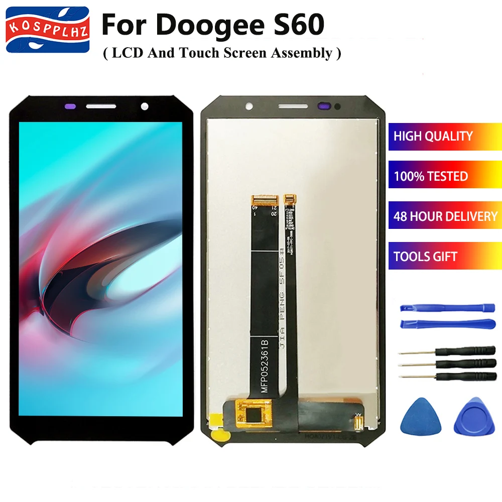 ЖК дисплей 5 2 дюйма Для Doogee S60 / Lite детали для замены мобильного телефона DOOGEE + Инструменты|Экраны мобильных
