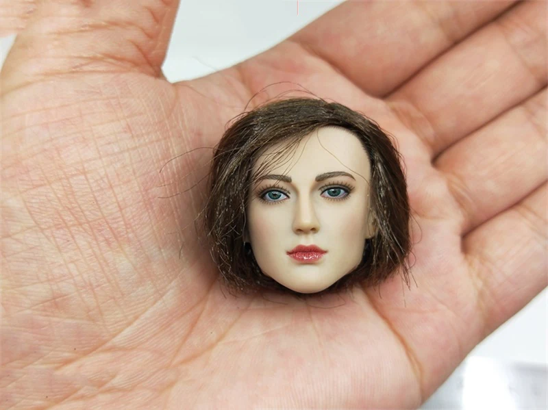 

In Stock TBLeague PL2020-172B 1/6th Royal Defender Guard Dark Black Version Female Head Sculpture For Usual 12inch Doll Female