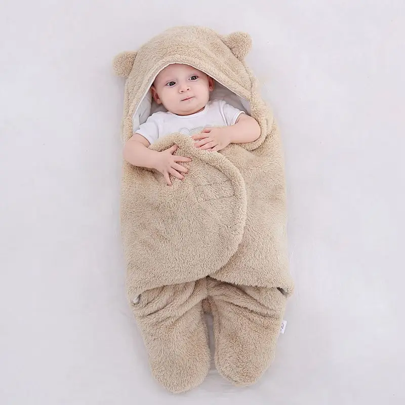 

Baby Holding Quilt Thickened Delivery Room Neonatal Swaddling Clothes Bag Sleeping Bag Newborn Baby Swaddling Articles 1Piece