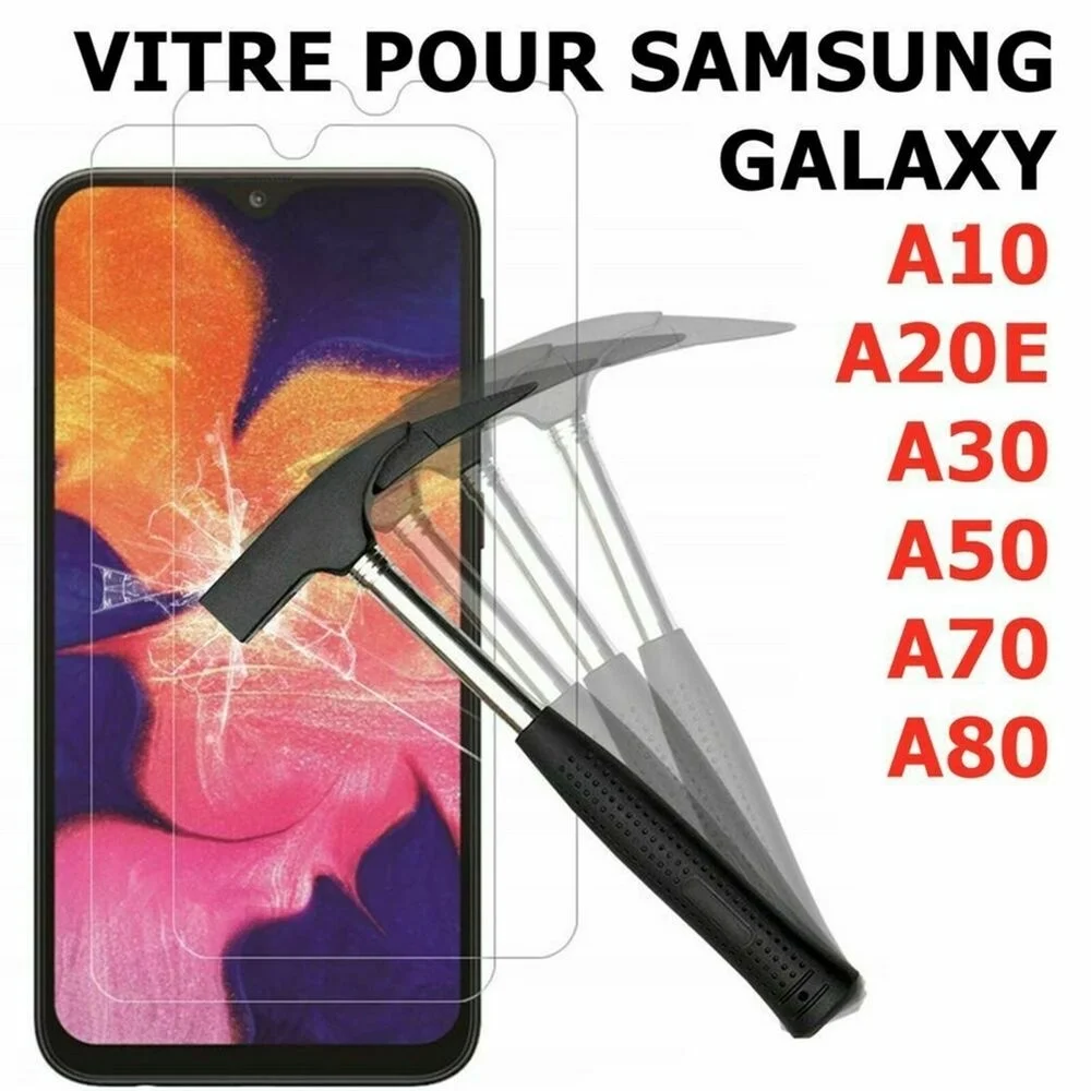 

POUR SAMSUNG A50 A70 A40 A20E A10 VERRE TREMP FILM PROTECTION CRAN VITRE
