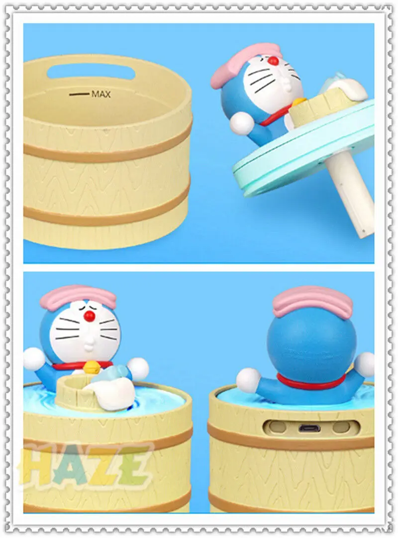 Горячая Аниме Doraemon увлажнитель для ванны робот кошка украшения 9 см ПВХ + ABS