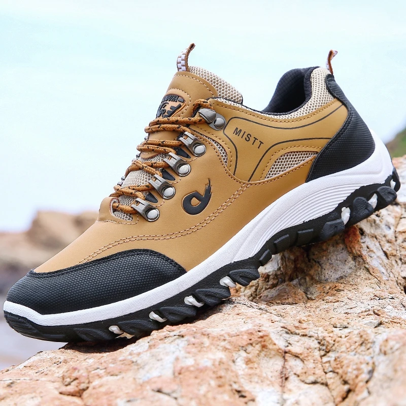 

Men Fashion Wearable All-Match Street Sneakers Trendy Non-Slip Outdoor Men's Shoes Leisure Mountaineering Travel Shoes Men