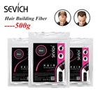 Sevich 500 г наращивание волос волокна пополнения волос утолщение волос рост волокна Кератиновое волокно для волос продукты против выпадения волос